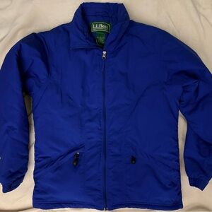 Vtg LL Bean Puffer Jacket Womens Small Insulated  Ski Snow  Coat Blue